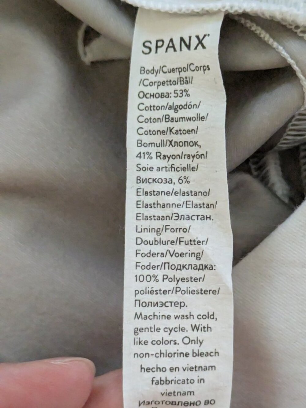 Spanx On-The-Go Cropped Kick Flare Pants - 20373Q - Classic White - Large - Picture 6 of 6